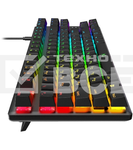 Клавиатура HyperX Alloy Origins Core RGB механическая черный USB for gamer LED (4P5P3AA#ABA)