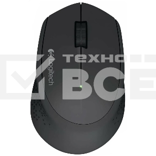 Мышь беспроводная Logitech M280 серый, 1000 dpi, радиоканал, USB, кнопки - 3