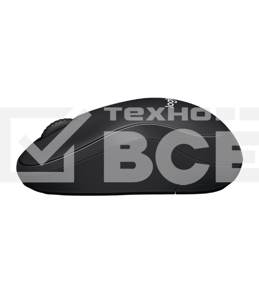 Мышь беспроводная Logitech B220 Silent черный, 1000 dpi, радиоканал, USB, кнопки - 3