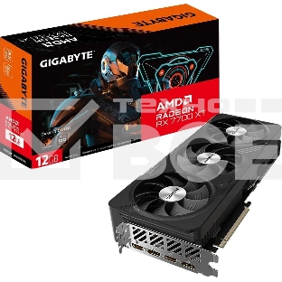 Видеокарта Gigabyte GV-R77XTGAMING OC-12GD AMD Radeon RX 7700XT 12Gb PCI-E 4.0 192bit GDDR6 2276/18000 HDMIx2 DPx2 HDCP Ret