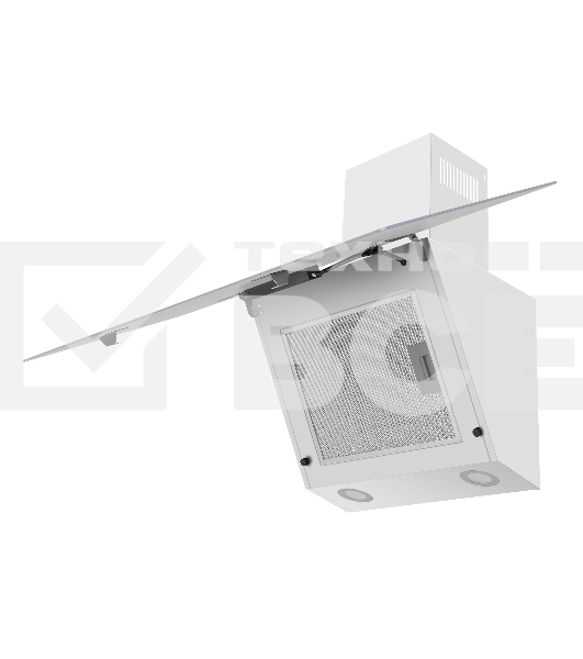 Кухонная вытяжка Maunfeld EAGLE 850 90 белое стекло