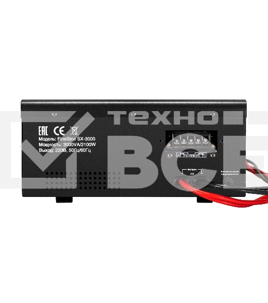 Комплект ИБП EX296003RUS + батарея 55Aч EX285652RUS 4шт (инвертор, синус, для котла, настенный) ExeGate FineSine SX-3000.LCD.AVR.2SH.T <3000VA/2100W, чистая синусоида, цветной LCD-дисплей, AVR, 2*Schuko+клеммы, линейно-интерактивный, крепление настенное, 