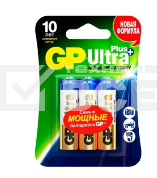 Алкалиновые батарейки GP 15AUPA21-2CRB6 96/768