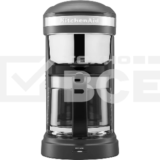Кофеварка капельная KitchenAid 5KCM1209EOB черный, исп. кофе - молотый, 1,7 л, 1100 Вт