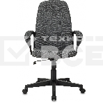 Кресло руководителя Бюрократ CH 002 Fabric 3C1 серый, крестов. пластик, фото9