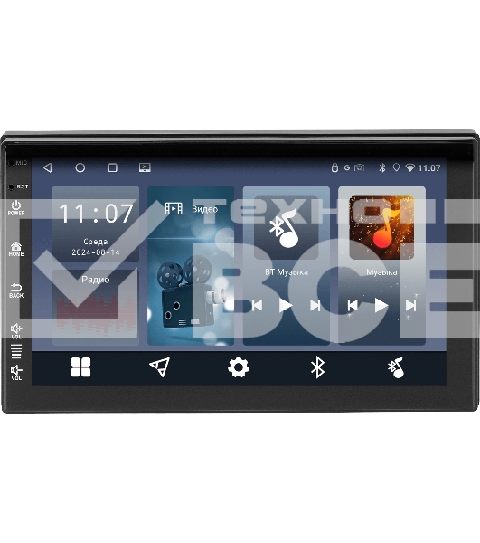 Автомагнитола Incar NBA-7401 2DIN 3x70Вт v5.0 USB 2.0 AUX 4Mb Android 11 7