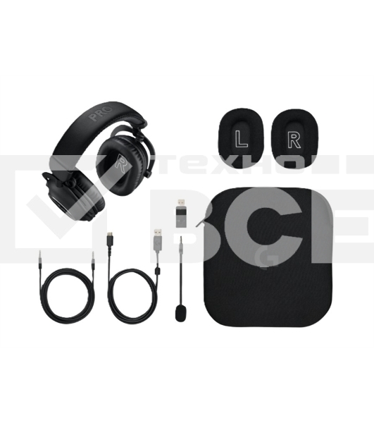 Игровая беспроводная гарнитура Logitech G Pro X 2 Wireless, черный 981-001263