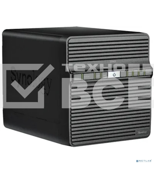 СХД SYNOLOGY настольное исполнение 4BAY NO HDD DS423