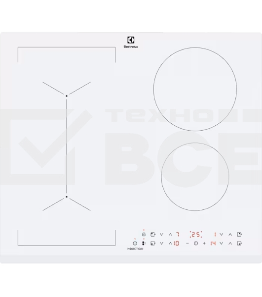 Индукционная варочная панель Electrolux LIV63431BW независимая, белый