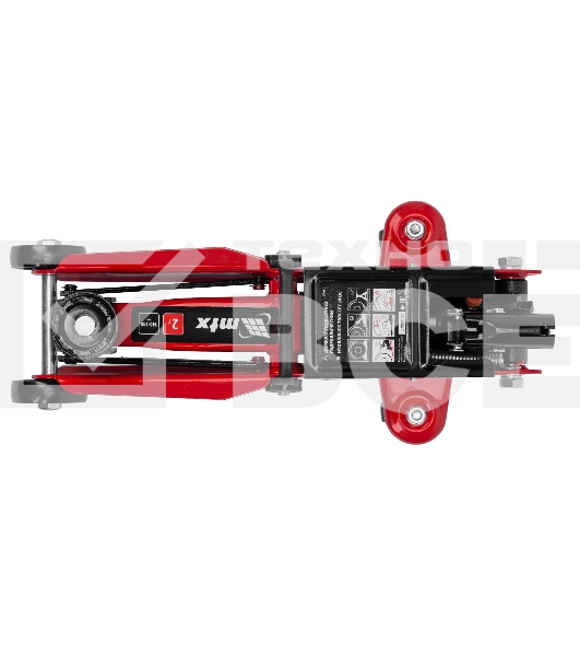 Домкрат гидравлический подкатной MTX 2 т, 140-340 мм