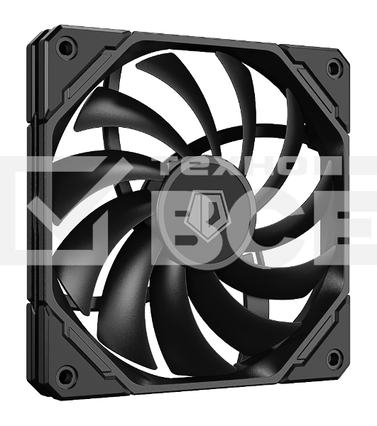 Вентилятор для корпуса ID-Cooling TF-12015-K черный, 120 мм, 2200 об/мин, 32.3 дБ, 4 pin