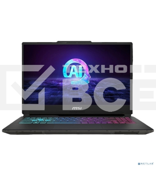 Ноутбук MSI Cyborg 15 AI A1VEK-244XRU черный Intel Core Ultra 7 155H/16Gb/SSD 512Gb/RTX 4050 6Gb/15.6