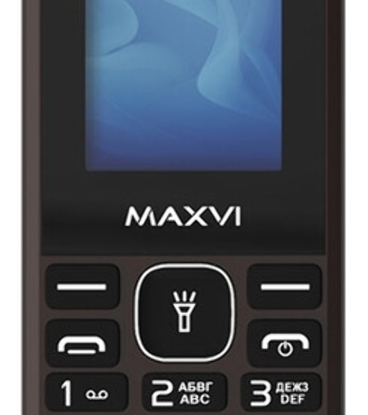 Мобильный телефон Maxvi C30 коричневый