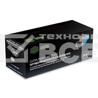 Картридж лазерный Cactus CS-CF226X-MPS черный (12000 стр.) для HP LJ M402d/M402n/M426dw/M426fdn/M426fdw