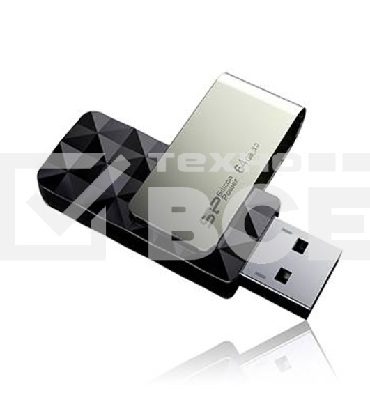 Флеш Диск Silicon Power 32Gb Blaze B30 SP032GBUF3B30V1K USB3.0 черный/серый