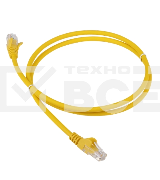 Патч-корд LANMASTER LSZH UTP кат.6, 1.5 м, желтый