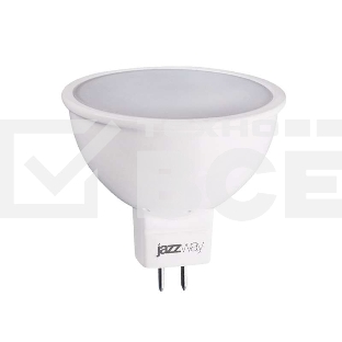 Лампа светодиодная PLED-ECO-JCDR 5Вт 4000К белый GU5.3 400лм 220-240В JazzWay 1037107A