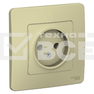 Розетка СП BLANCA 16А 250В без шторок без заземл. беж. SchE BLNRS000017