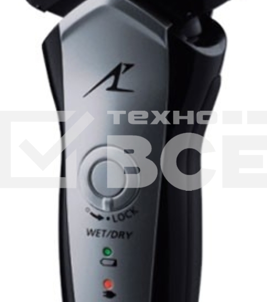 Бритва сетчатая Panasonic ES-GA21 реж.эл.:3 питан.:аккум. черный/серый