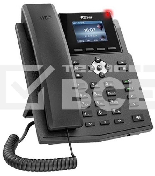 Телефон IP Fanvil X3S Pro черный