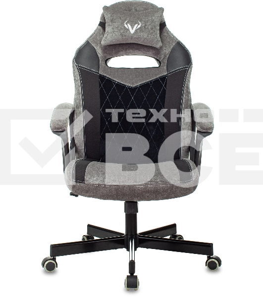 Кресло игровое Бюрократ VIKING 6 KNIGHT B FABRIC черный крестовина металл/пластик