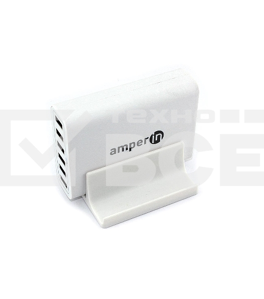 Блок питания (сетевой адаптер) Amperin Quick Charge 6-port QC 3.0 USB (YDS-TC060-4-2-0), белый