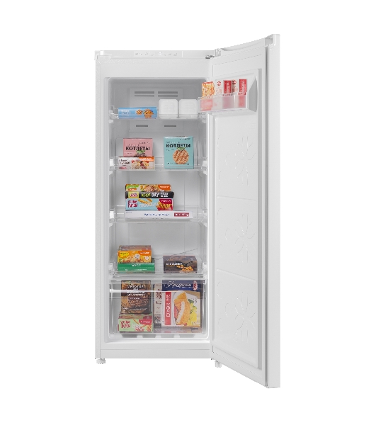 Морозильная камера Maunfeld MFFR116NFW, белый, 122л, 5 ящиков, 1 полка