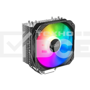 Кулер PCCooler Paladin 400 ARGb черный 130мм алюминий+медь 1600rpm 28.6db 4-pin 200W 157мм