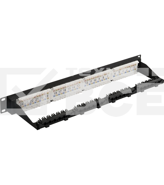 Патч-панель Lanmaster LAN-PPN24U6A 19