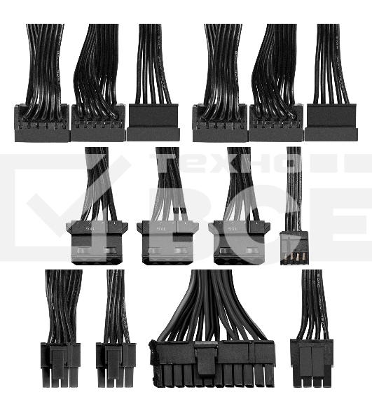 Блок питания 550W ExeGate M550 GOLD (SFX, APFC, КПД 90% (80 PLUS GOLD), 9см fan, 24pin, (4+4)pin, 2xPCI-E, 6xSATA, 3xIDE, 1xFDD, Full Cable Management, black, ATX adapter, Retail box)