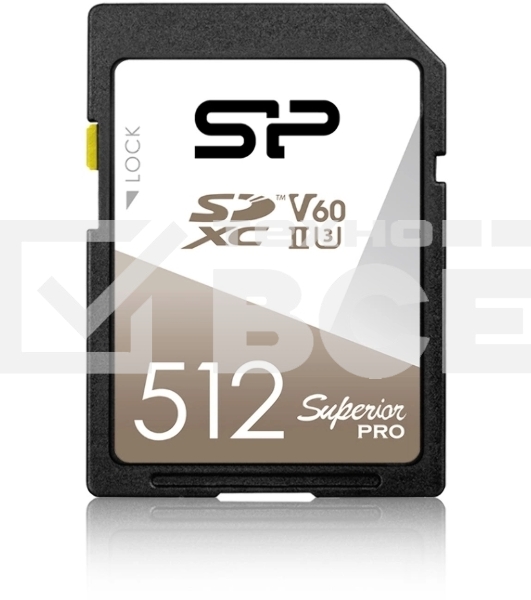 Флеш карта SD 512Gb Silicon Power SDXC Class 10 UHS-II U3 V60 280/170 MB/s
