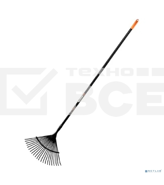 Грабли веерные ВИХРЬ 22 зуба, сталь, металлический черенок 73/7/1/11