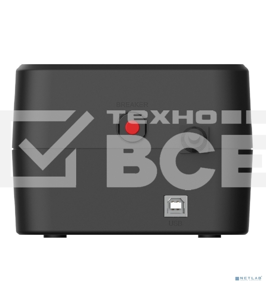 ИБП CBR LGT-650H-6F-LDB Offline 650VA/360W 5Ah12V 6 x Shuko+ Breaker