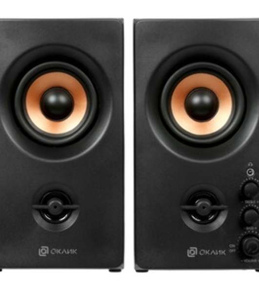 Акустическая система Oklick OK-164 2.0 белый 30Вт