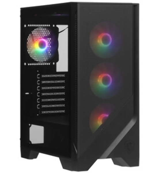 Компьютерный корпус MSI MAG FORGE 120A Mid-Tower, ATX, 2xUSB 3.2, Audio I/O, 6x120мм autoRGb Fan PWM RGb PWM Control Board, Tempered Glass Window