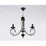 Светильник Ambrella light TR9606/3 BK черный E14/3 max 40W D560*650, фото5