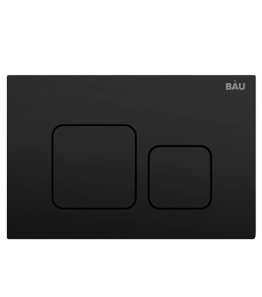 Инсталляция BAU PRO для подвесного унитаза с клавишей смыва BAU Soul, черная матовая
