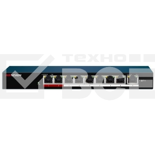Коммутатор Hikvision DS-3E0109P-E/M(B) 9x100Mb 8PoE+ 58W неуправляемый