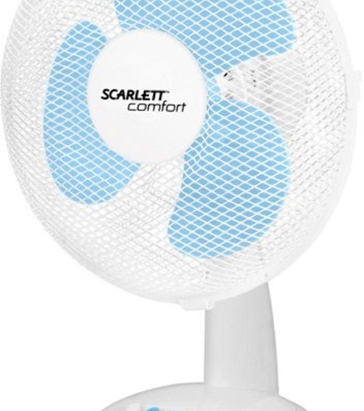 Вентилятор настольный Scarlett SC-DF111S07 38Вт скоростей:3 белый