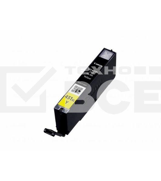Картридж струйный CLI-451XLY (6475B001) для Canon PIXMA iP7240, MG5440, 6340, Желтый, 685стр.