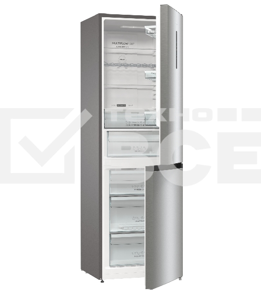 Холодильник Gorenje NRK6192AXL4 двухкамерный серебристый мат.