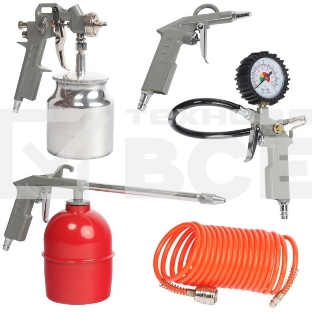 Компрессор PATRIOT EURO 24-240K + набор пневиоинструмента KIT 5В1.5кВт 220В 240л/мин 24л