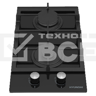 Газовая варочная поверхность Hyundai HHG 3235 BG черный