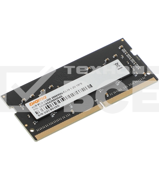 Оперативная память Digma, DDR4, 4GB (1x4GB), 2666MHz, CL19