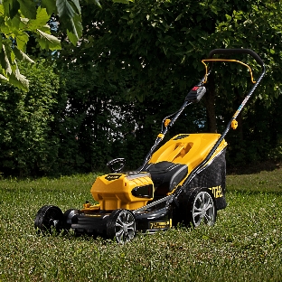 Газонокосилка аккумуляторная Denzel RLM450-36, 36 В, 2 Ач