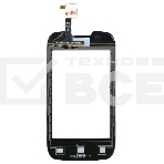 Сенсорное стекло (тачскрин) для Fly IQ431 IQ432, черное, фото3