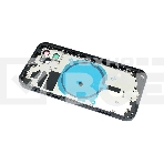 Задняя крышка (корпус) в сборе с рамкой для Apple iPhone 12 черный, фото2