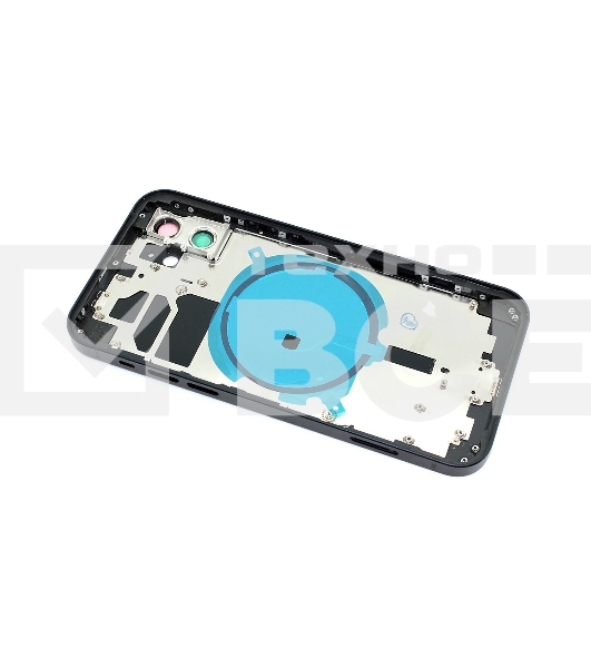 Задняя крышка (корпус) в сборе с рамкой для Apple iPhone 12 черный
