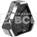 Компьютерный корпус JONSBO TR03-G Silver без БП, боковая панель из закаленного стекла, mini-ITX, micro-ATX, ATX, серебристый, фото4