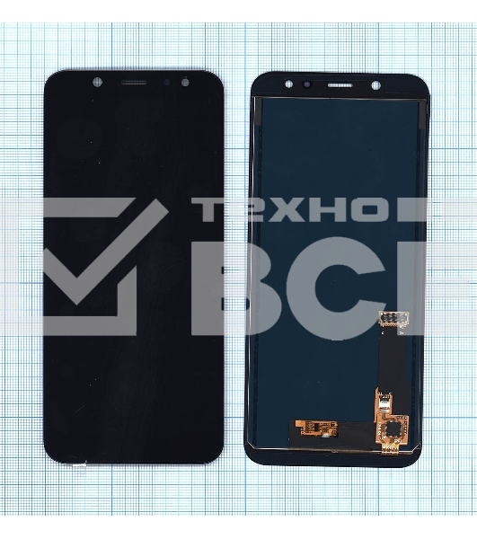 Дисплей для Samsung Galaxy A6 (2018) SM-A600F в сборе с тачскрином (TFT) черный